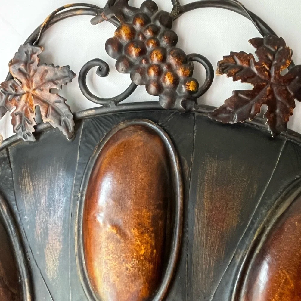 Elegant Brown metal Wall Clock